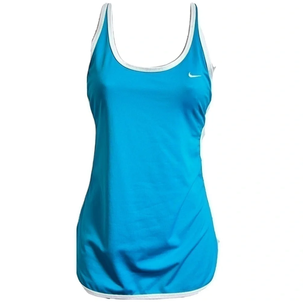Nike Performance women’s scoop neck racerback tank top pullover lined small